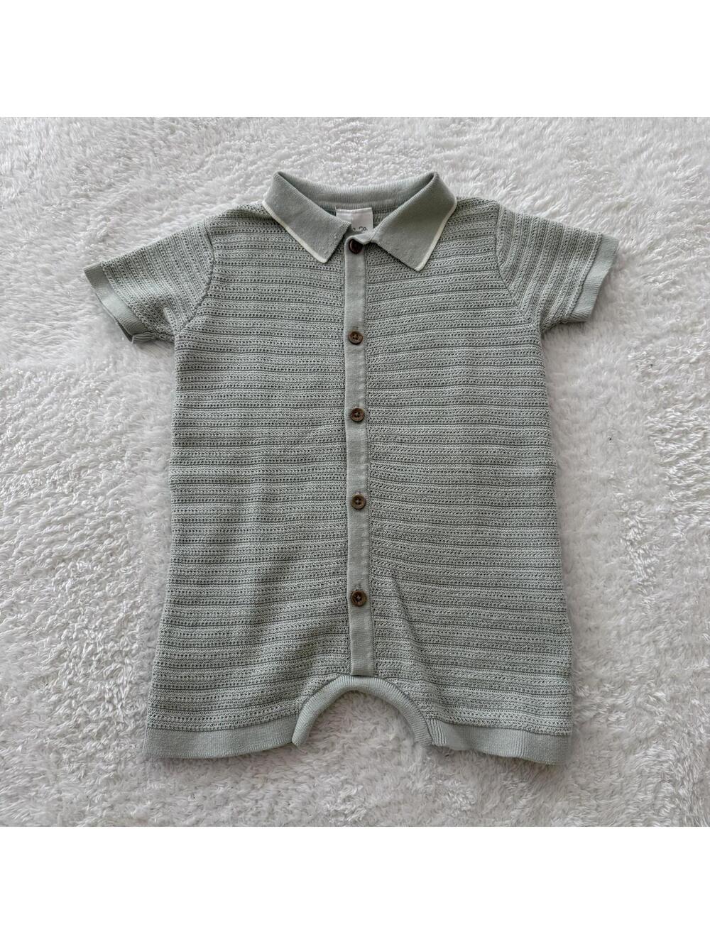 24m Little Co Knit Romper